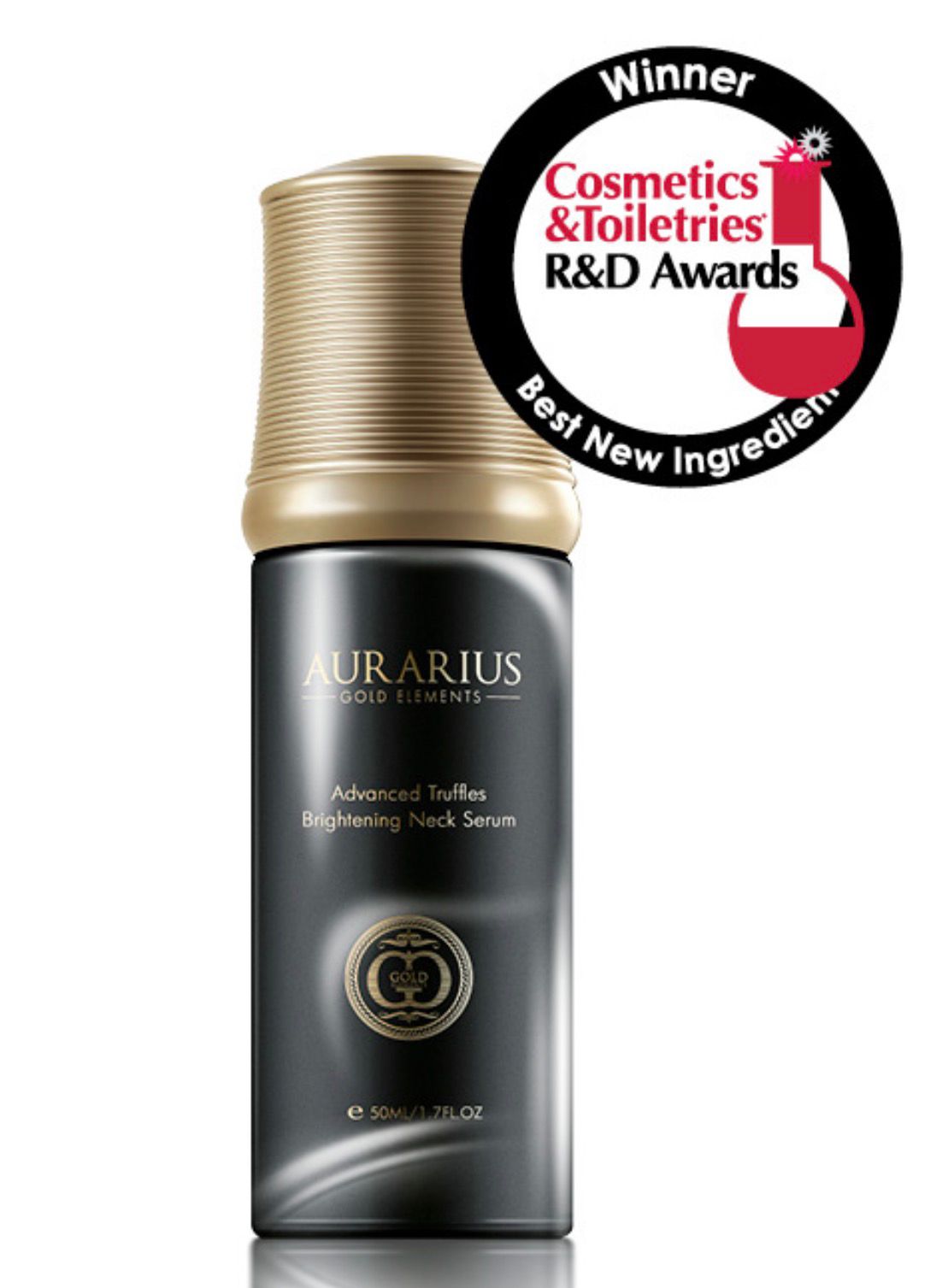 Serum Iluminador Avanzado para Cuello con Trufas - Aurarius Gold Elements